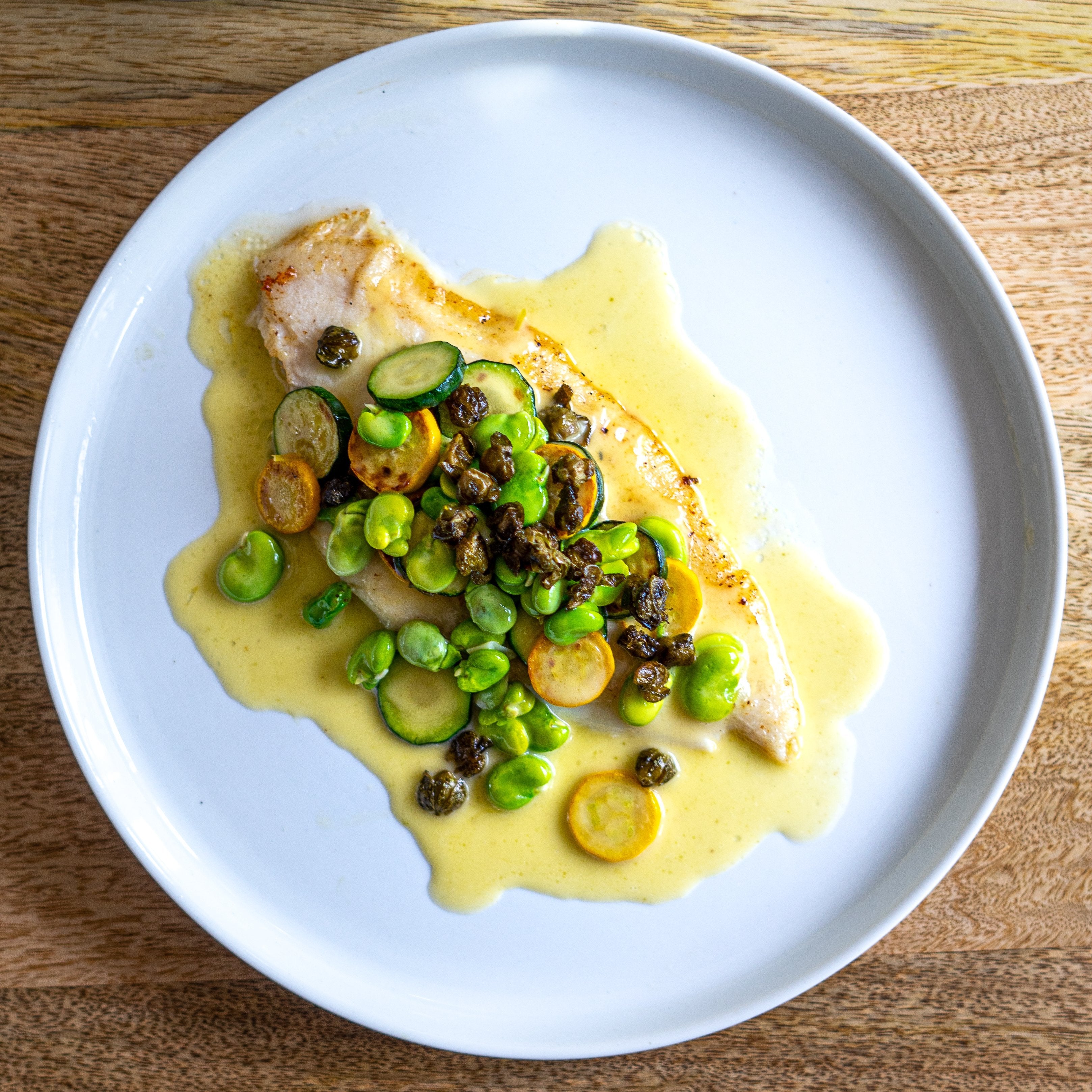 Lemon Sole &amp; Summer Vegetables Recipe – Wright Brothers Home Delivery