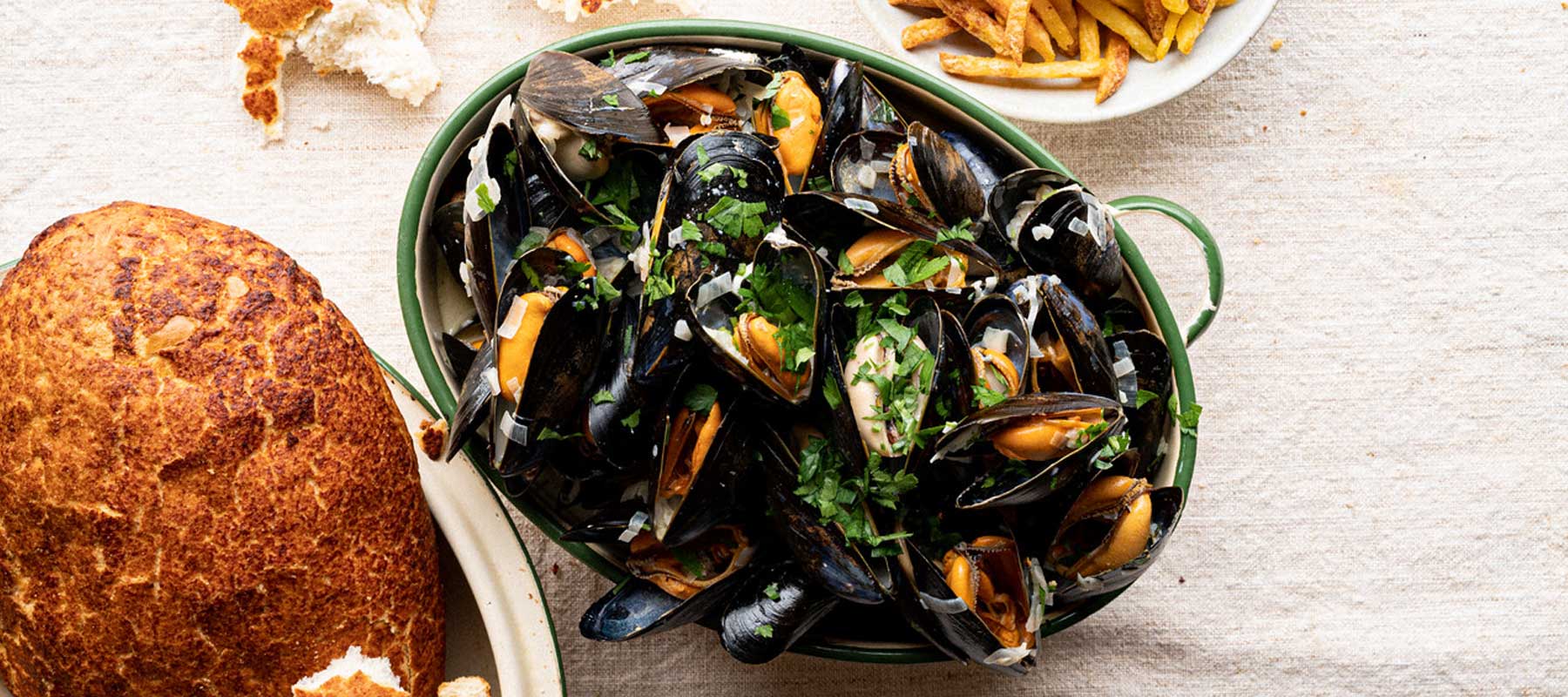 Moules Marinière - French Mussels Recipe