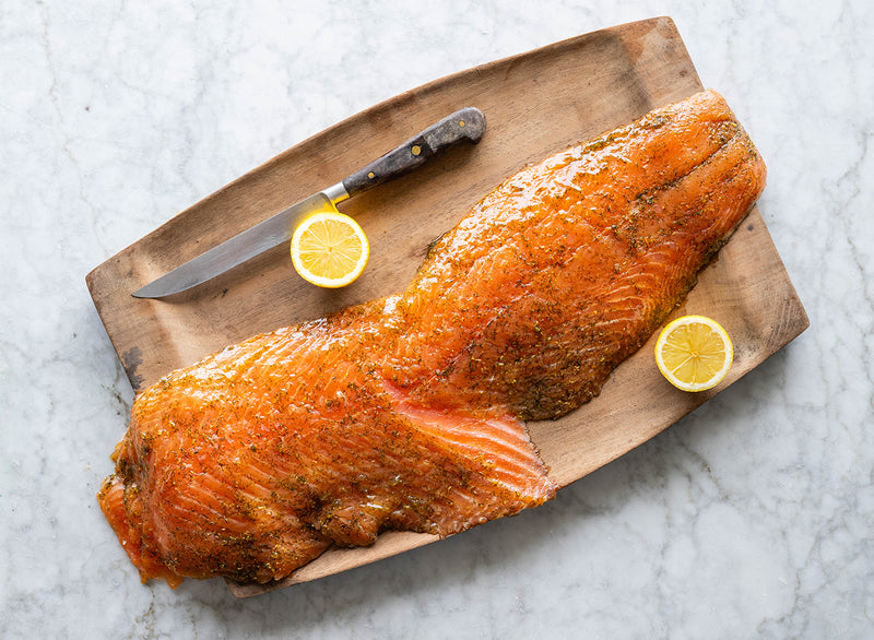 Whole Side of Zesty Smoked Salmon