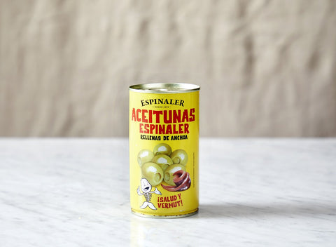 Espinaler	Olives stuffed with anchovies