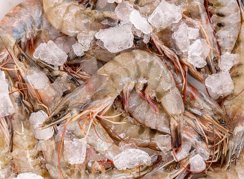 Raw Shell-on King Prawns