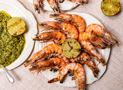 Raw Shell-on King Prawns