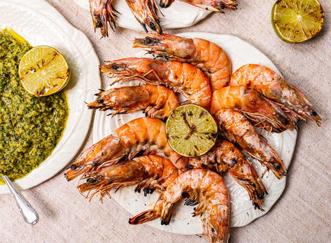 Raw Shell-on King Prawns