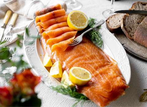 Whole Smoked Side of Salmon Gift Box with Apron