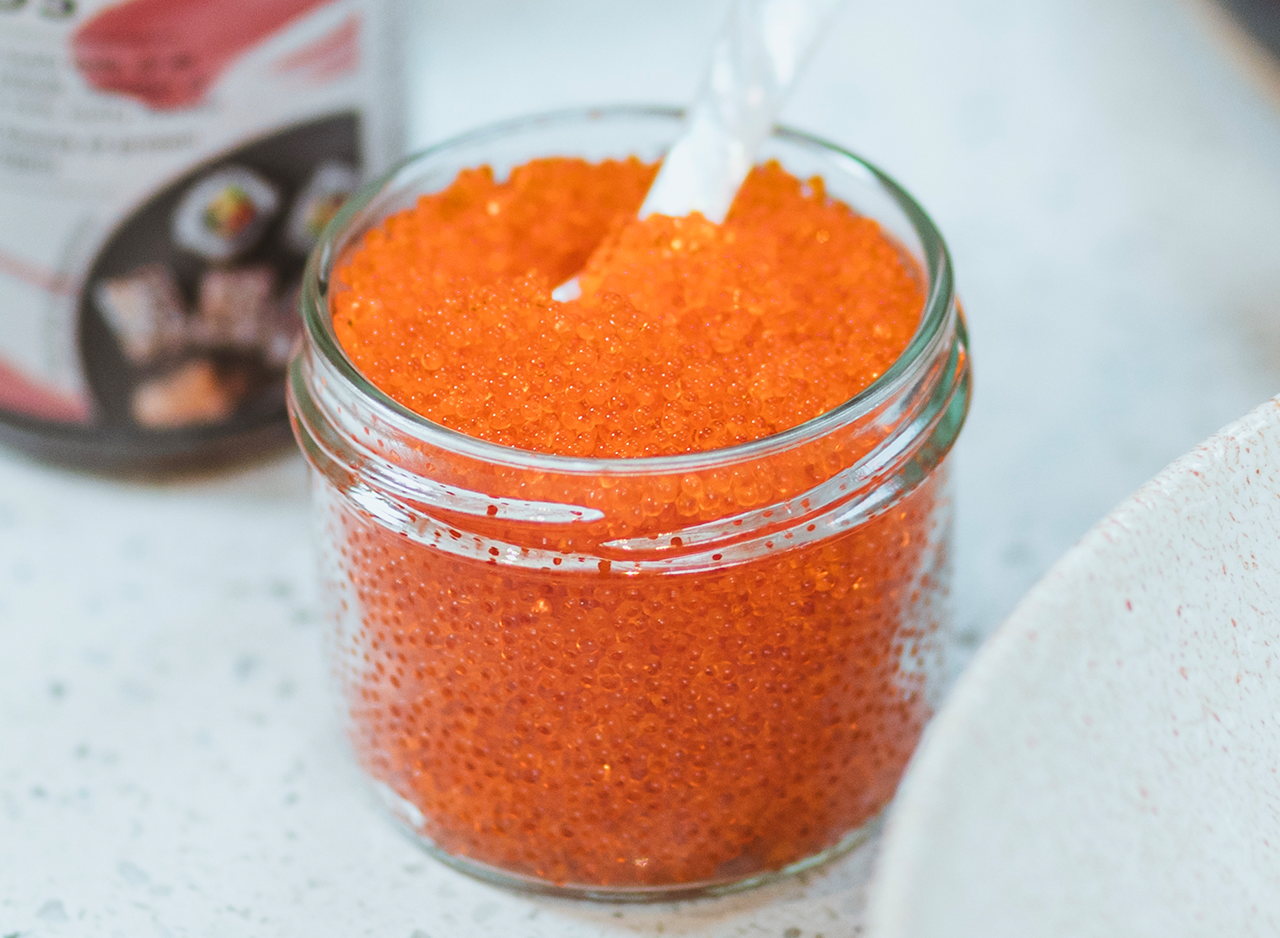 Delicious Fresh frozen seasoned flying fish roe Available Online Today 