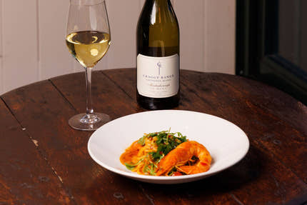 Prawn linguine