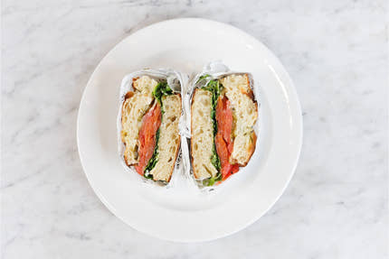 Smoked Trout Focaccia