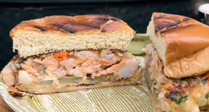 Scallop & Prawn Burgers