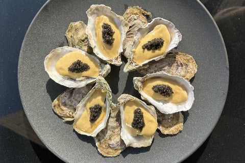 Brown Butter, Hollandaise & Caviar Oyster Dressing