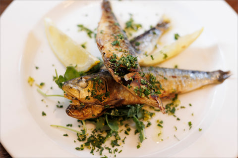 Grilled Sardines and Gremolata