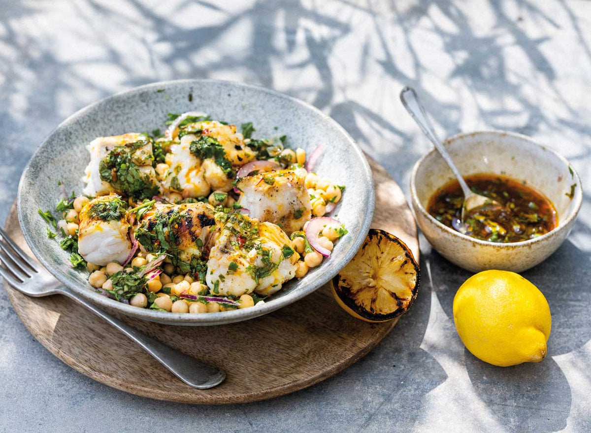 Monkfish & Saffron Dressing Recipe Wright Brothers Home Delivery
