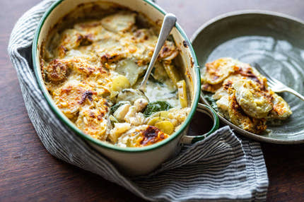 Smoked Haddock & potato gratin