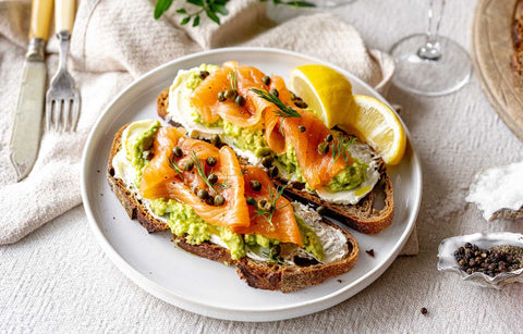 Smoked Salmon And Avocado On Toast