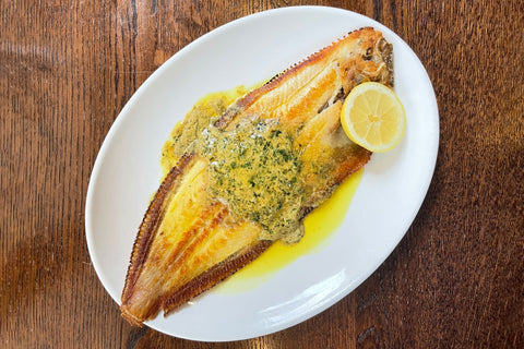 Dover sole and Café de Paris butter