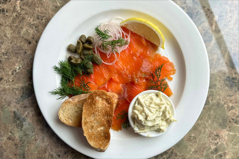 Dill Cured Steelhead Trout