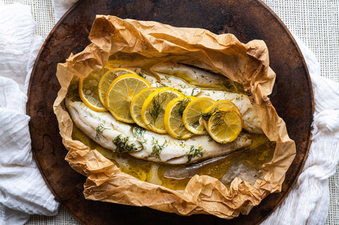 Baked Whiting fillets