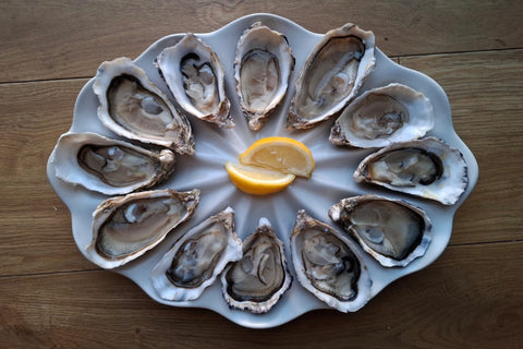 Dozen Oyster Serving Plate