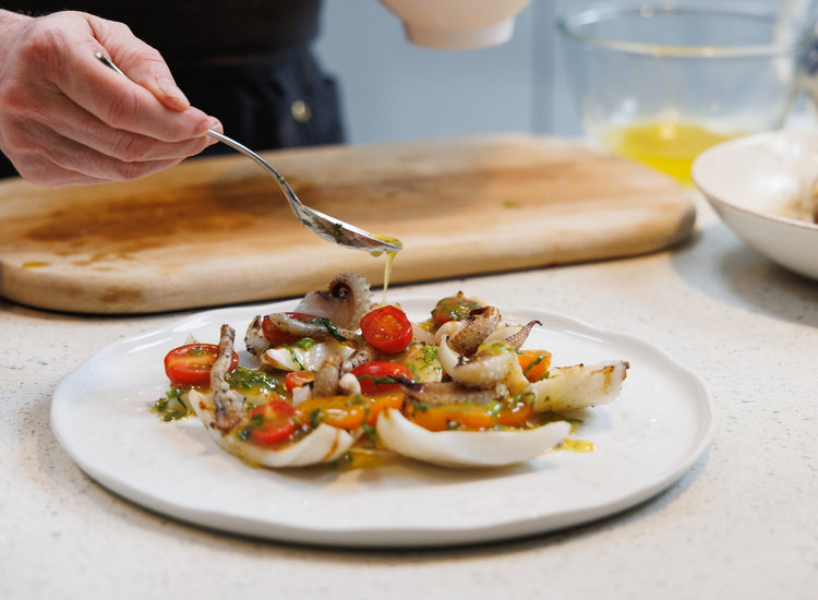Scallop sea sauce