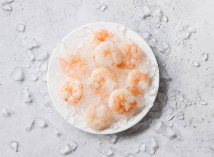 Cooked Peeled Shell-off Tiger Prawns