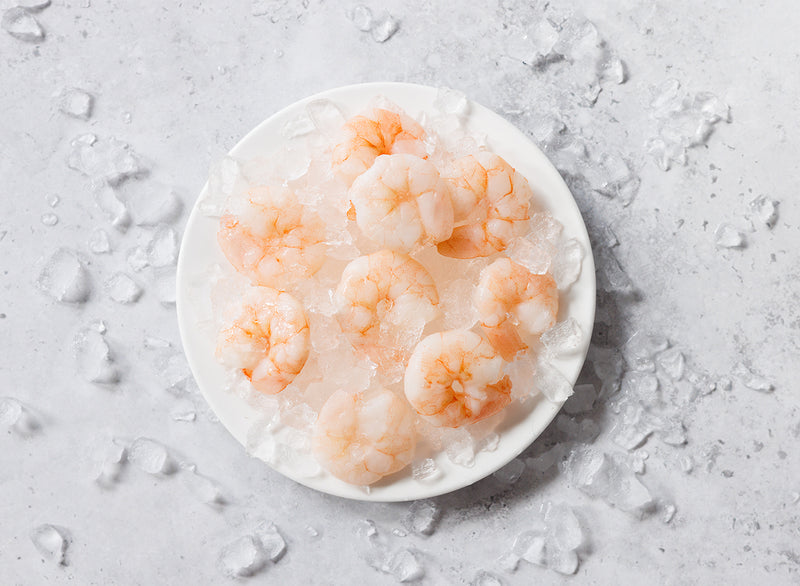 Cooked Peeled Shell-off Tiger Prawns