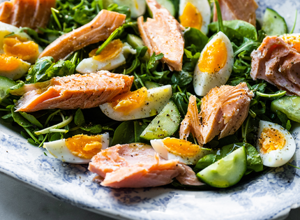 Hot Smoked Salmon Portion