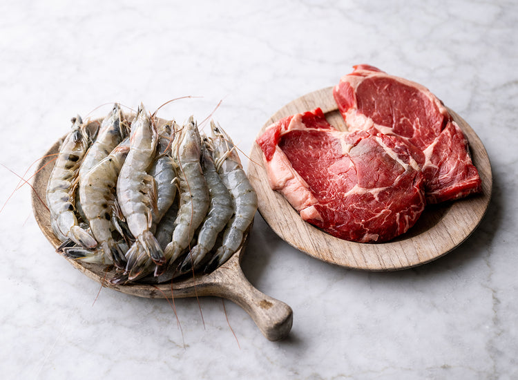 Prawns Surf n Turf