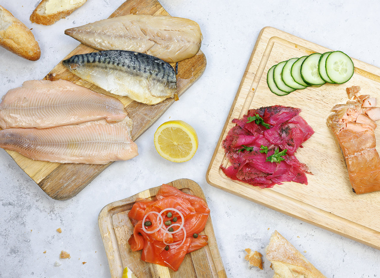 Seafood Box, Prepared Smoked Fish Box– Wright Brothers Home Delivery