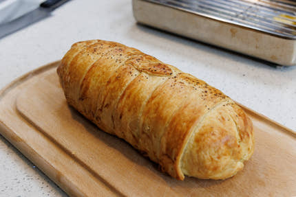 Chalkstream Trout En Croute for 6-7 with Tarragon Sauce