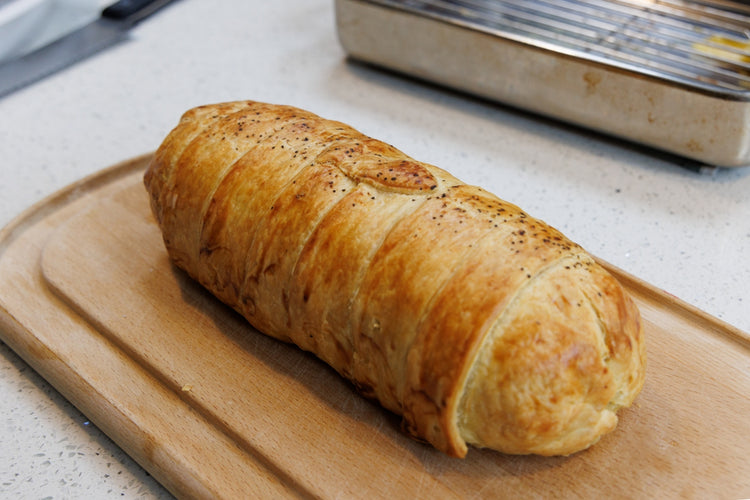 Chalkstream Trout En Croute for 6-7 with Tarragon Sauce