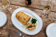 Chalkstream Trout En Croute for 4-5 with Tarragon Sauce