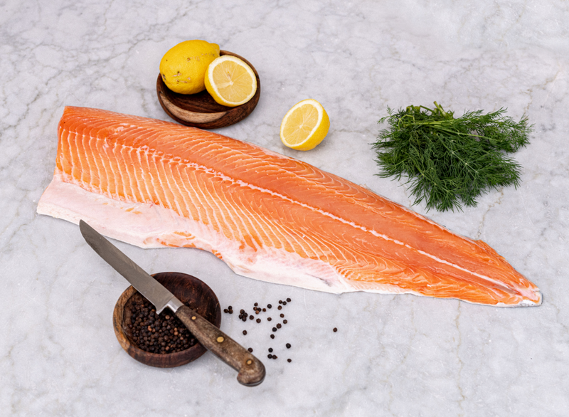 Whole side of VAR Salmon (Frozen)
