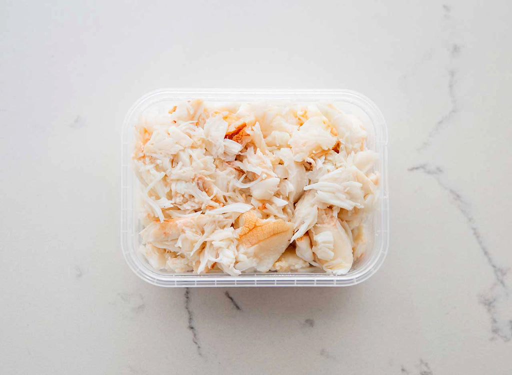 Fresh White Crab Meat, Buy Online – Wright Brothers Home Delivery