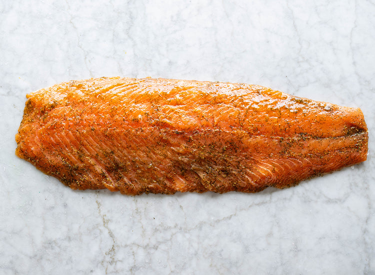 Whole Side of Zesty Smoked Salmon