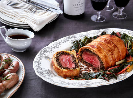 Beef Wellington for 4-5 with Jus
