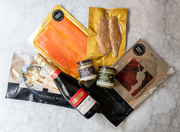 Luxury Smoked Fish Hamper with Champagne
