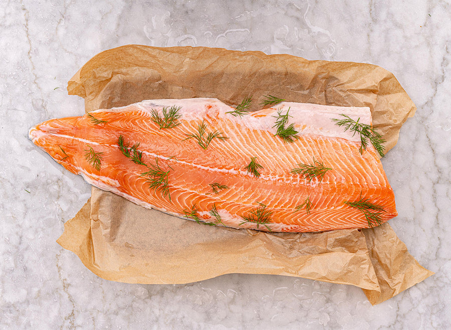 Salmon Whole Side Fresh Fish Online Wright Brothers Home Delivery