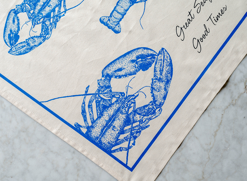 Luxury Lobster Tea Towel